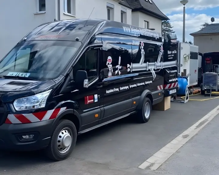 Baustelleneinrichtung Dichtheitsprüfung nach Linersanierung